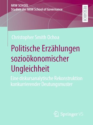 cover image of Politische Erzählungen sozioökonomischer Ungleichheit